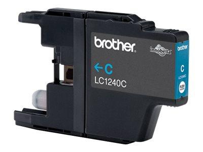 BROTHER LC1240C Tusz Brother LC1240C cyan 600str DCP-J525W / DCP-J725DW / MFC-J625DW