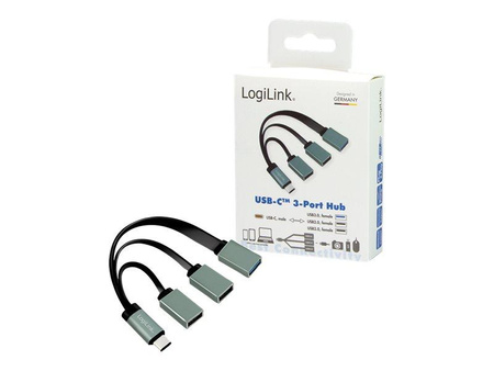 LOGILINK UA0315 LOGILINK- Hub USB-C, 3-portowy
