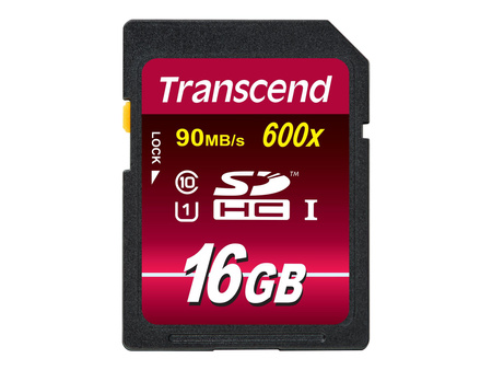TRANSCEND TS16GSDHC10U1 Transcend karta pamięci SDHC UHS-1 16GB Class 10 ULTIMATE (566x do 90MB/s)