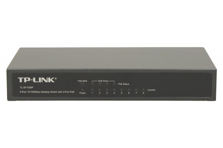 SF1008P switch 8x10/100 PoE Desktop
