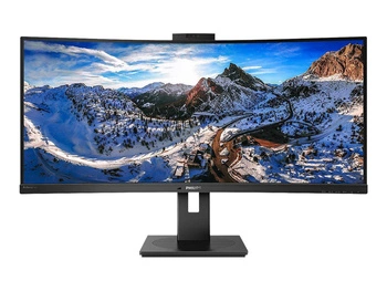 PHILIPS 346P1CRH/00 34inch USB-C DOCKING DISPLAY 3440x1440 CURVED VA 5ms GtG HAS USB-C/DP In+Out/HDMI RJ45 USB HUB Speakers VESA