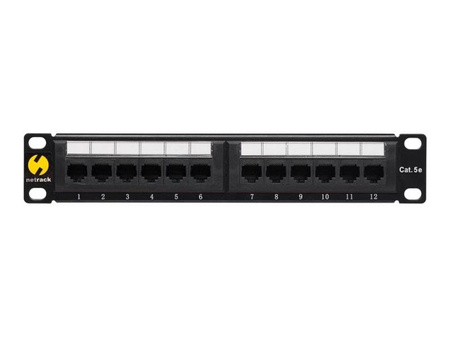NETRACK 104-14 Netrack patch panel 10, 12 - portów kat. 5e UTP