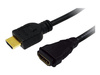 LOGILINK CH0056 LOGILINK - Kabel HDMI 1.4, HDMI male / female Gold 2m