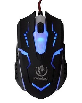 Mysz przewodowa Rebeltec COBRA optyczna Gaming USB czarna