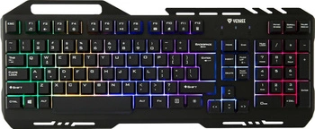 Klawiatura YKB 3200 Shadow metalowa, podświetlenie LED