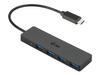 ITEC C31HUB404 i-tec USB C Slim 4-port HUB pasywny - Czarny 4x USB 3.0