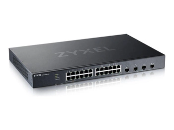 ZYXEL XGS1935-28 28 Port Smart Managed Switch 24x Gigabit Copper and 4x10G SFP+ hybrid mode standalone or NebulaFlex Cloud