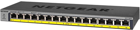 Switch GS116PP Przełącznik niezarządzalny 16xGE PoE+ 