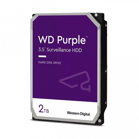 WD PURPLE 2TB 64MB 3.5IN SATA/6GB/S 5400 RPM