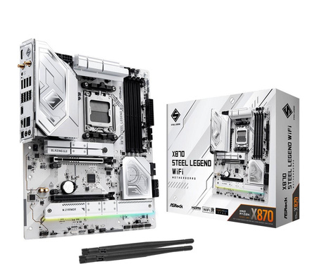 Płyta główna X870 STEEL LEGEND WIFI AM5 4DDR5 M.2 ATX 
