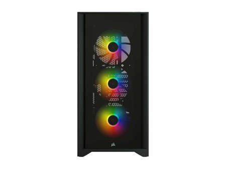 CORSAIR iCUE 4000X RGB Tempered Glass Mid-Tower Black case