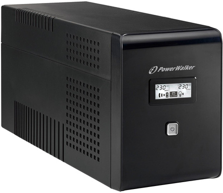 Zasilacz awaryjny UPS Power Walker Line-Interactive 2000VA 2xSCHUKO+2xIEC RJ USB LCD