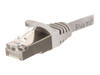 NETRACK BZPAT16F Netrack patchcord RJ45, osłonka zalewana, kat. 6 FTP, 1m szary