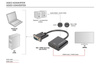 DIGITUS DA-70473 Konwerter audio-video VGA do HDMI, 1080p FHD, audio 3.5mm MiniJack