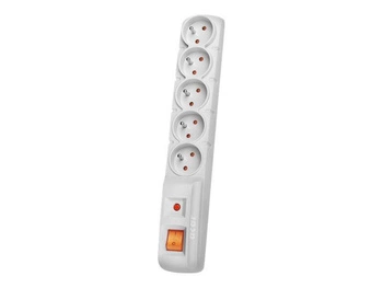 HSKDATA W0105 Acar F5 listwa zasilająco-filtrująca, szara, 1,5m