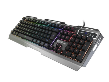 KLAWIATURA DLA GRACZY GENESIS RHOD 420 RGB US PODŚWIETLENIE GAMINGOWA