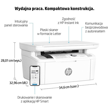 URZĄDZENIE WIELOF. HP LaserJet M140w 7MD72F MFP