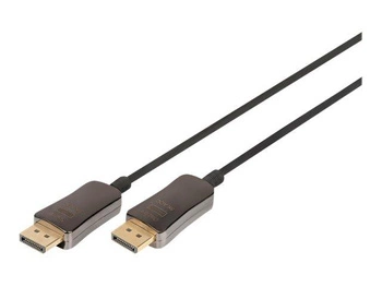 ASSMANN DisplayPort AOC Hybrid-fiber connection cable M/M 10m UHD 8K60Hz CE gold bl