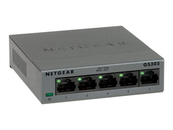 NETGEAR GS305-300PES Netgear 5-Port Gigabit Desktop Switch Metal 300-SERIES (GS305 v3)