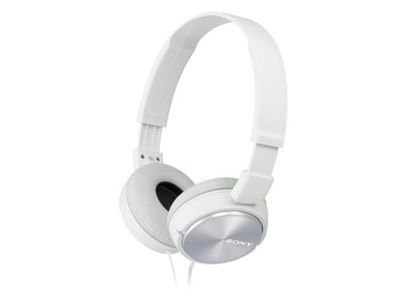 Słuchawki Hands-free, mikrofon MDR-ZX310AP białe