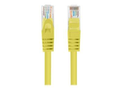 LANBERG Patchcord Cat.6 UTP 1m yellow 10-pack