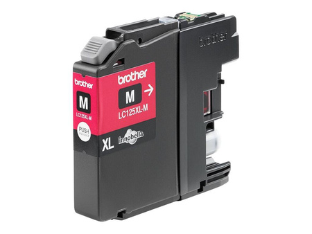 BROTHER LC125XLM Tusz Brother LC125XLM magenta 1 200str DCP-J4110DW / MFC-J4410DW / MFC-J4510