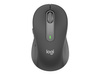 LOGITECH Signature M650 Mouse optical 5 buttons wireless Bluetooth 2.4 GHz Bolt USB receiver graphite