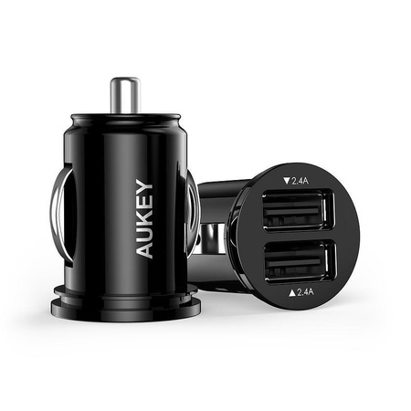 CC-S1 Mini ładowarka samochodowa 2xUSB AiPower 4.8A 24W 