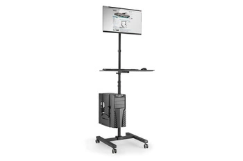 DIGITUS Mobile workstation with individual height adjustment