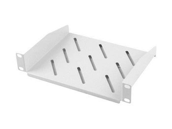 Półka stała Do szaf 10” Lanberg AK-1012-S (180 mm; kolor szary)