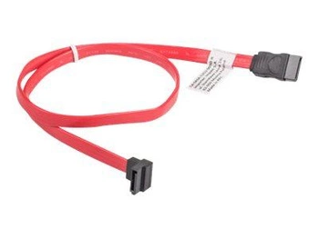 LANBERG CA-SASA-12CU-0050-R Lanberg kabel SATA III Data 6 Gb/s 50cm kątowy