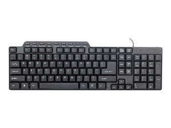 GEMBIRD KB-UM-104 Klawiatura USB multimedialna czarna