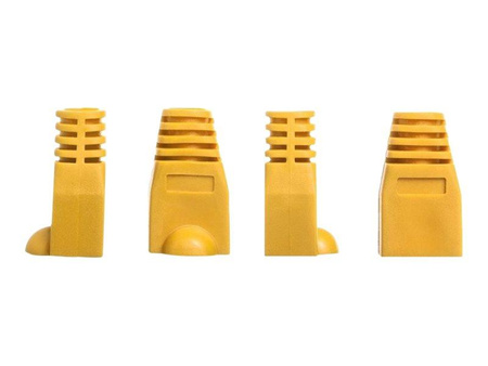 NETRACK 105-85 Netrack osłonka na wtyk RJ45 8p żółta (100 szt)