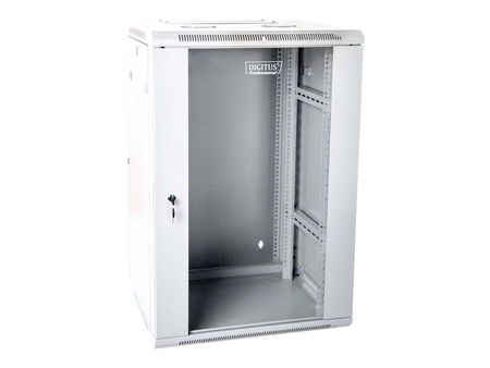 DIGITUS DN-WD19 12U/600 DIGITUS Szafka wisząca dwusekcyjna 19 12U 600x600 RAL7035