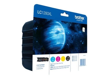 BROTHER LC1280XLVALBP Zestaw Brother LC1280XLVALBP CMYK K 2 400str, CMY 1 200str MFC-J6510DW
