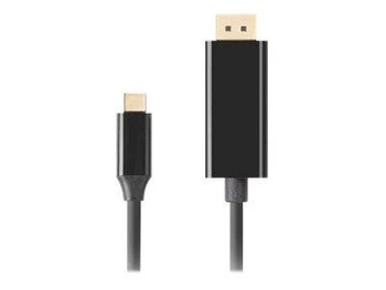 LANBERG Kabel USB-C M ->DisplayPort M 1m 4K 60Hz czarny