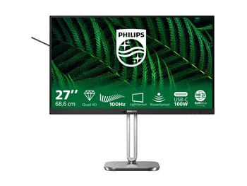 PHILIPS 27B2G5601/00 Monitor 27inch 2560x1440 100Hz 2xHDMI DP USB dark gray
