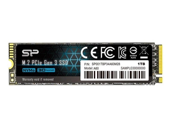 SILICON POWER Dysk SSD P34A60 1TB M.2 PCIe Gen3 x4 NVMe 2200/1600 MB/s