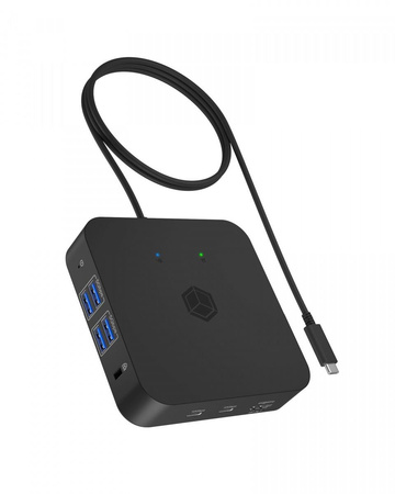Stacja dokująca IB-DK4090-C 12w1, 3x HDMI,LAN,USB, PD do 100W 