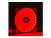 AKYGA Wentylator systemowy AW-12E-BR 120mm 33 LED czerwony Molex
