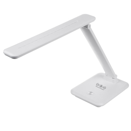 Lampka biurkowa LED 9w z ładowarką Qi MCE616W 