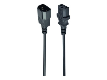 GEMBIRD PC-189 Gembird kabel zasilający przedłużający IEC320 C13/C14, 1.8m
