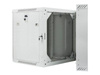 LANBERG WF02-6612-10S Lanberg szafa wisząca dwusekcyjna rack 19 12U 600x600mm szara