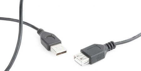 Przedłużacz kabla USB 2.0 AM-AFI 0.75m czarny