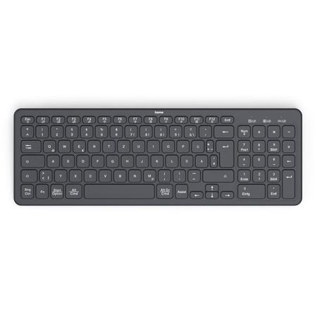 Klawiatura WK-300 bezprzewodowa Czarna 