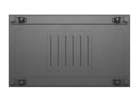 Szafa instalacyjna rack stojąca 19" 22U 600x1000 czarna drzwi perforowane ( flat pack)