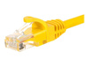 NETRACK BZPAT2UY Netrack patchcord RJ45, osłonka zalewana, kat. 5e UTP, 2m żółty