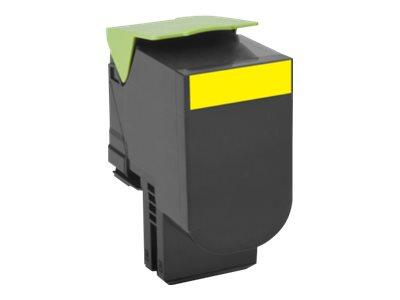 LEXMARK 80C2HYE Toner Lexmark yellow korporacyjny 3000 str. CX410 / CX510