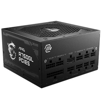 MSI MAG A750GL PCIE5 II 750W GOLD POWER SUPPLY