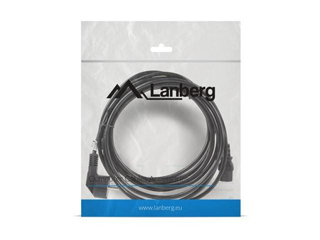 Kabel zasilający CEE 7/7 - IEC 320 C13 VDE 5M czarny 